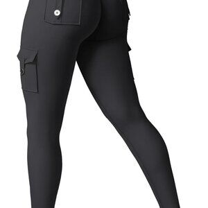 CoreFlex 4 Pocket High Rise Leggings - Comfortable Women's Yoga Pants in Black
